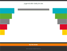 Tablet Screenshot of jugendcafe-babylon.de
